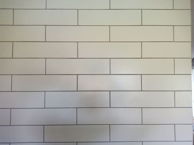 Repaired Grout Sections